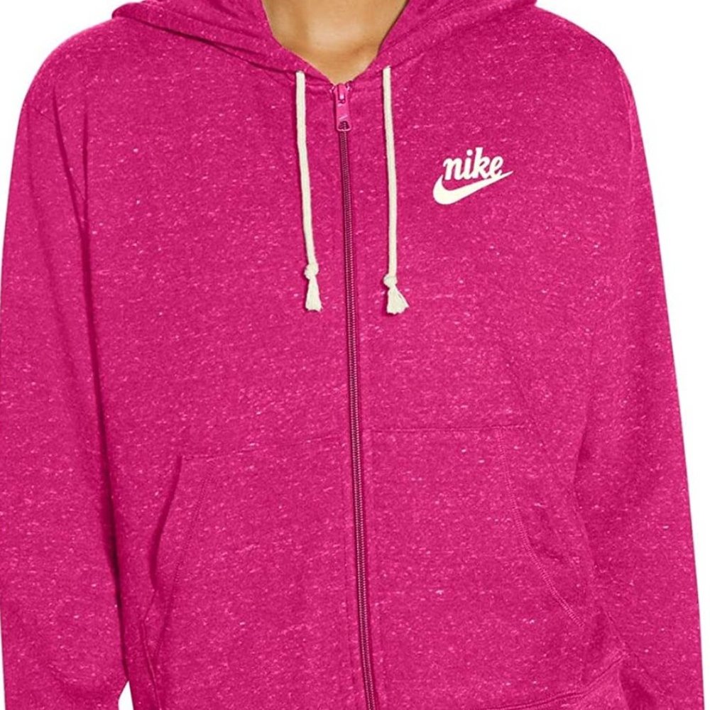 NWT Nike Women's Sportswear Gym Vintage Full-Zip Hoodie